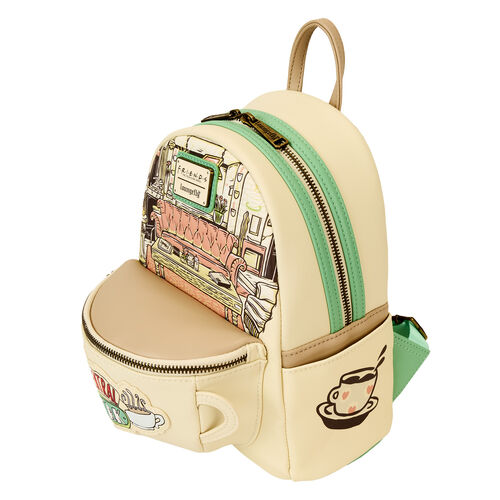 Mochila Central Perk Friends Loungefly 26cm lateral