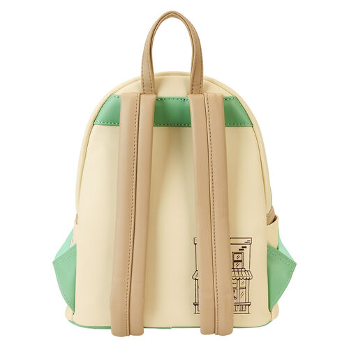 Mochila Central Perk Friends Loungefly 26cm trasera