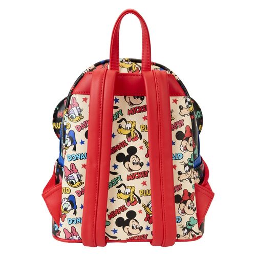 Mochila + diadema orejas Mickey and Friends Classic Disney Loungefly 26cm trasera