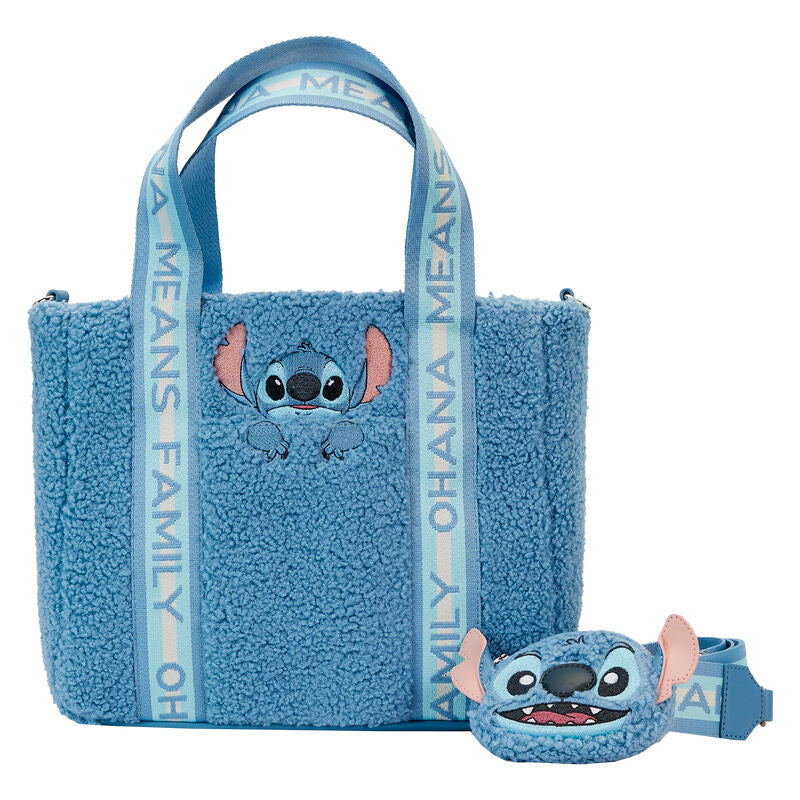 Bolso + monedero peluche Stitch Disney Loungefly | Bolso Loungefly con diseño Disney