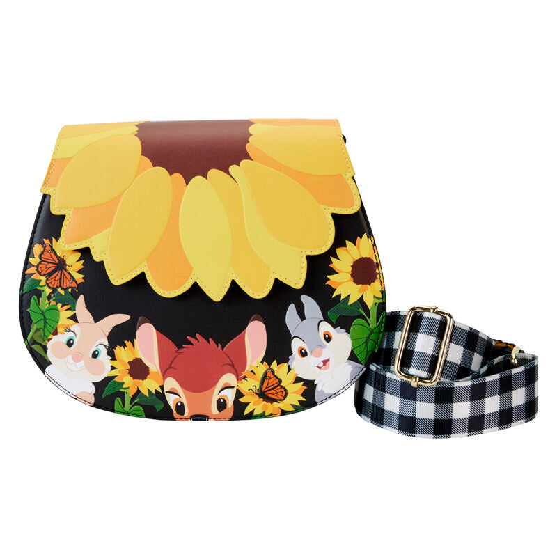 Bolso bandolera Sunflower Friends Bambi Disney Loungefly | Bolso Loungefly con diseño Disney