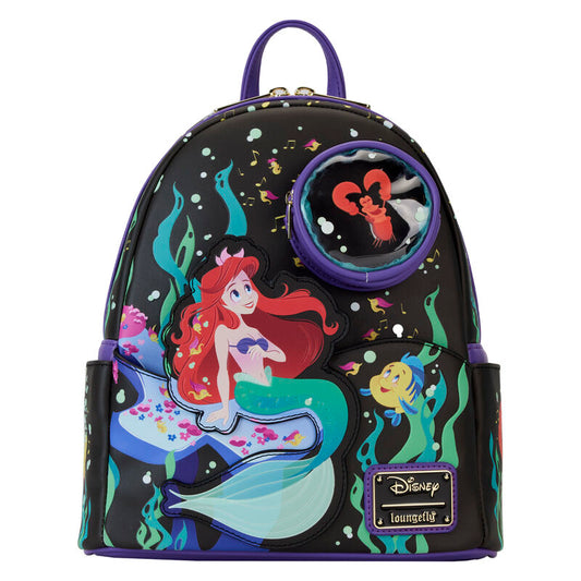 Mochila 35 Aniversario La Sirenita Disney Loungefly 26cm