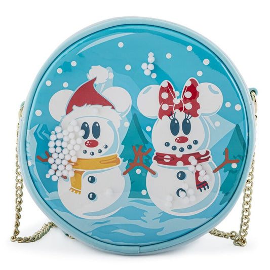 Bolso Mickey Minnie Snowman Disney Loungefly | Bolso Loungefly con diseño Disney