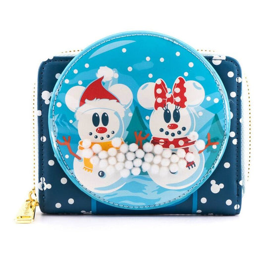 Cartera Mickey Minnie Snowman Disney Loungefly | Cartera Disney Loungefly