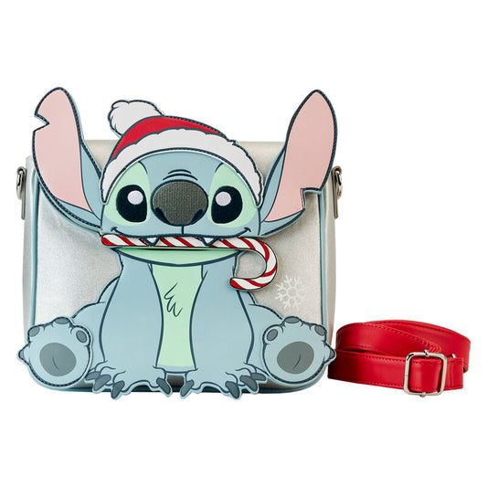 Bolso glitter Holiday Stitch Disney Loungefly | Bolso Loungefly con diseño Disney