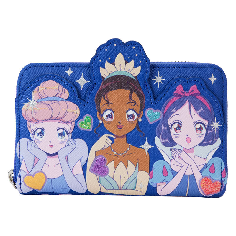 Cartera Manga Style Princesas Disney Loungefly | Cartera Disney Loungefly