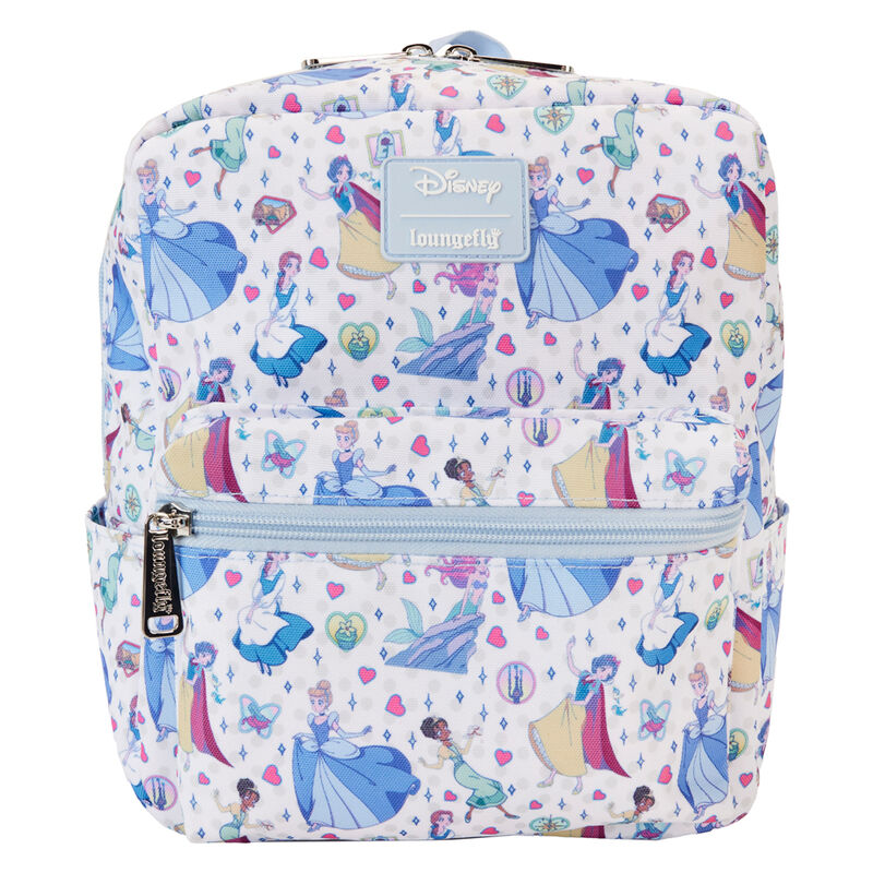 Mochila nylon Manga Style Princesas Disney Loungefly 24cm | Mochila Disney Loungefly Original